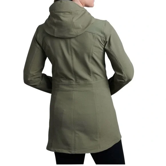 Women's Kuhl Klash Trench Hooded Softshell Jacket - Picture 6 of 7